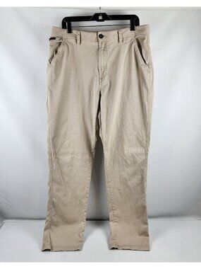 Gramicci Pants Mens 36x33 Beige Khaki Stretch City Chino Climbing Pants